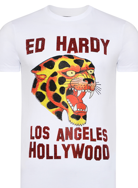 LA Cheetah Tee - White